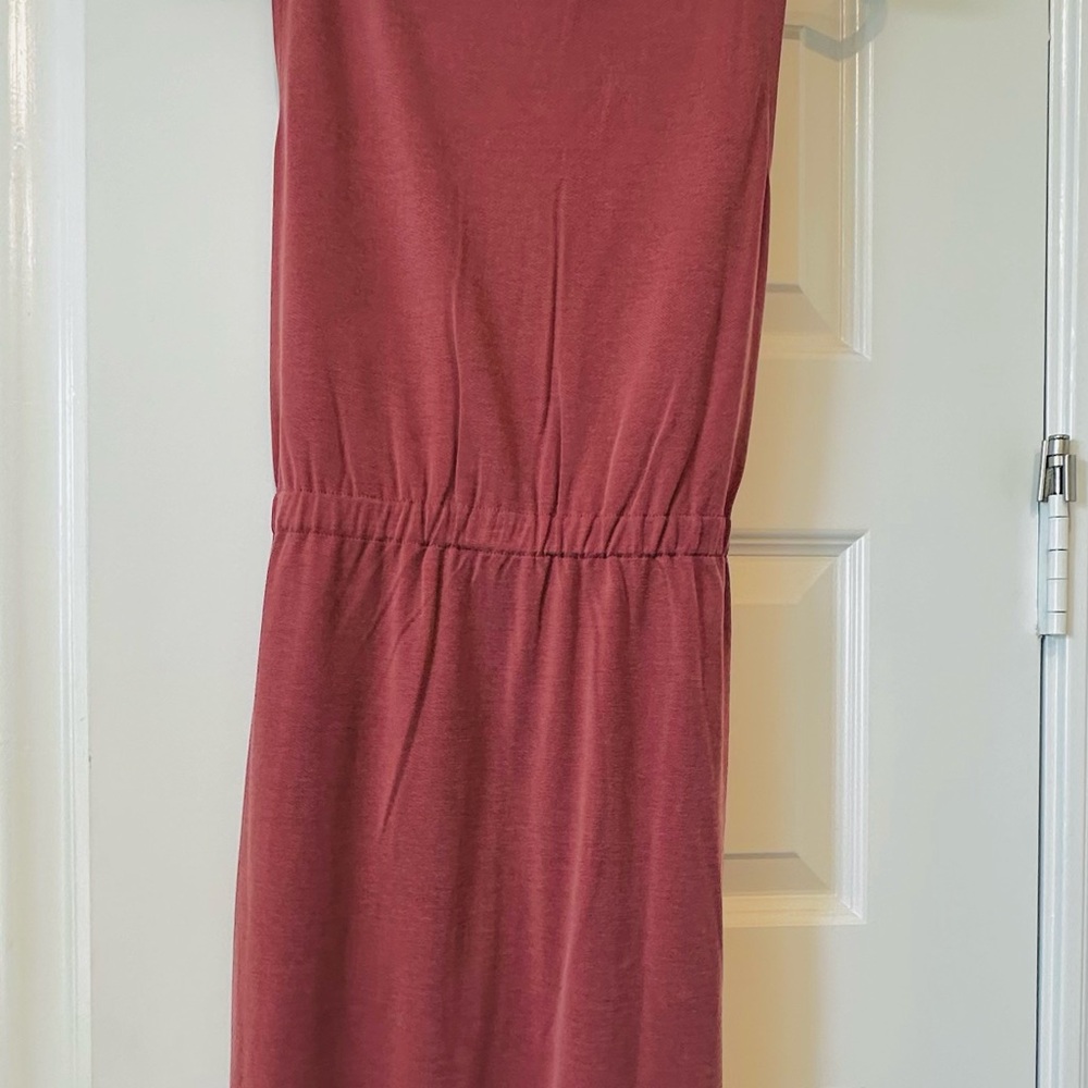 Brown/burgundy dress